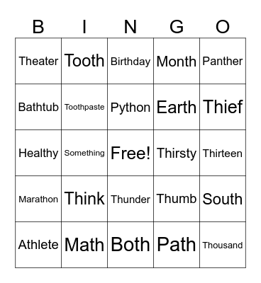 /th/ Bingo Card