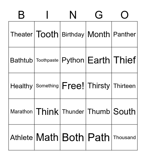 /th/ Bingo Card