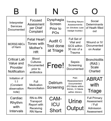 Documentation BINGO Card