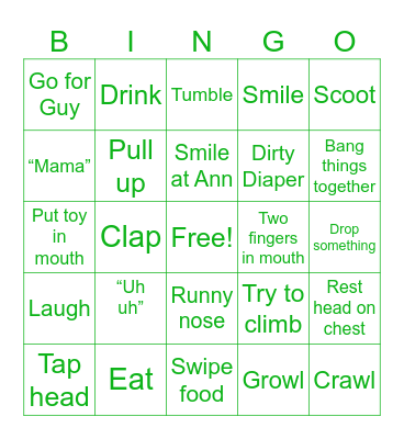 Birthday Girl Bingo! Bingo Card