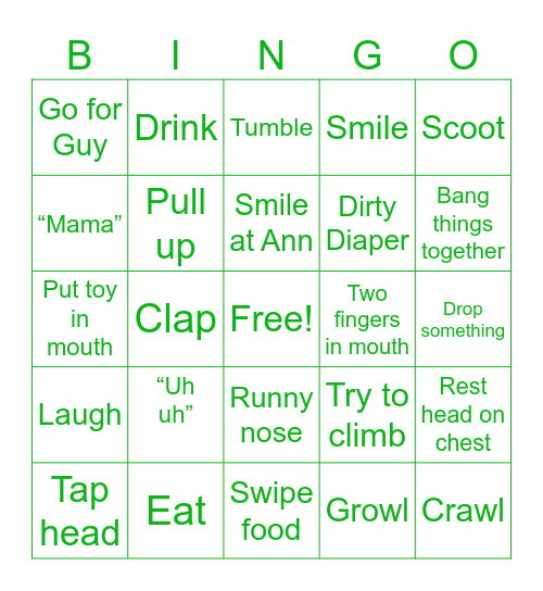 Birthday Girl Bingo! Bingo Card