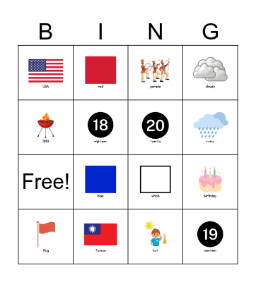 Happy Birthday! Bingo Card
