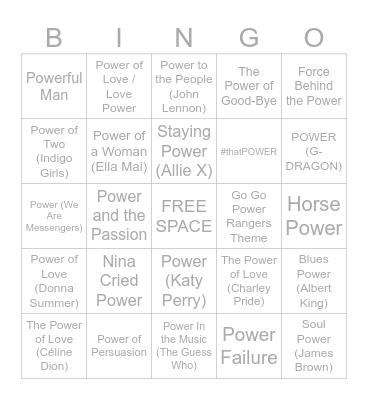 11-03-2025 Bingo Card