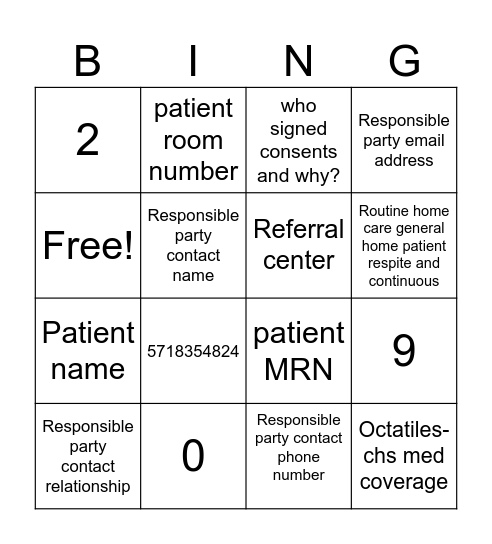 Meeting review oct 2025 Bingo Card