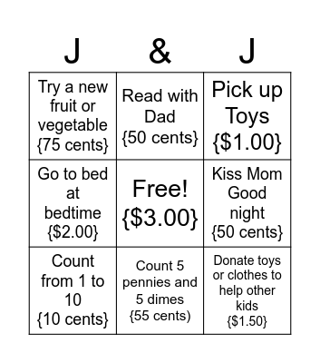 LOOSE CHANGE BINGO Card