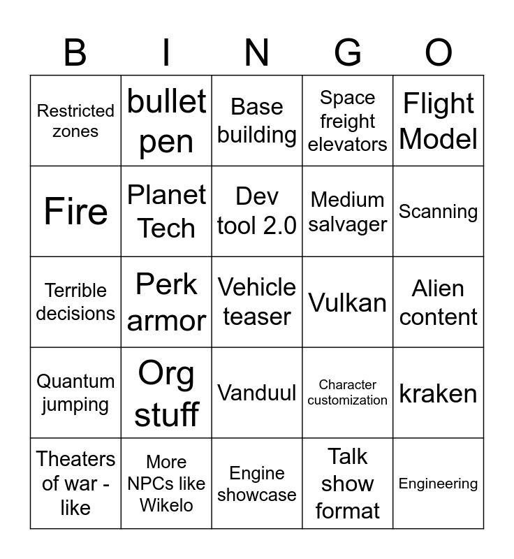 Citcon 2025 Bingo Card