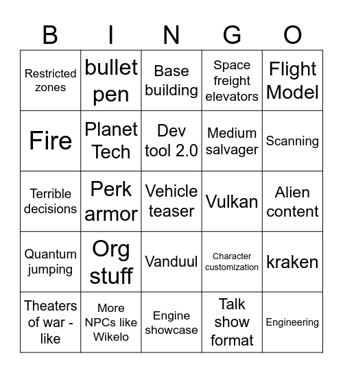 Citcon 2025 Bingo Card