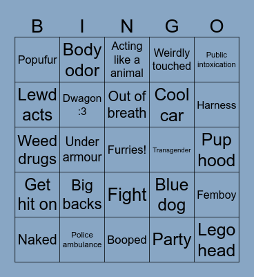 ACFI bingo Card