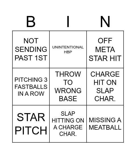 MSSB BINGO Card