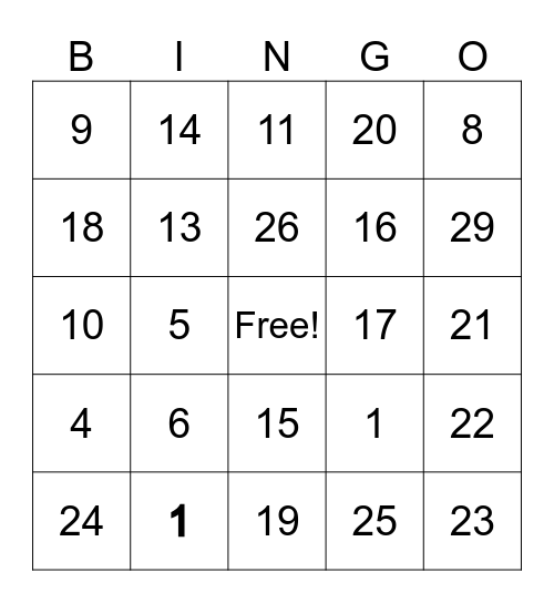 French Honor Society Bingo Card