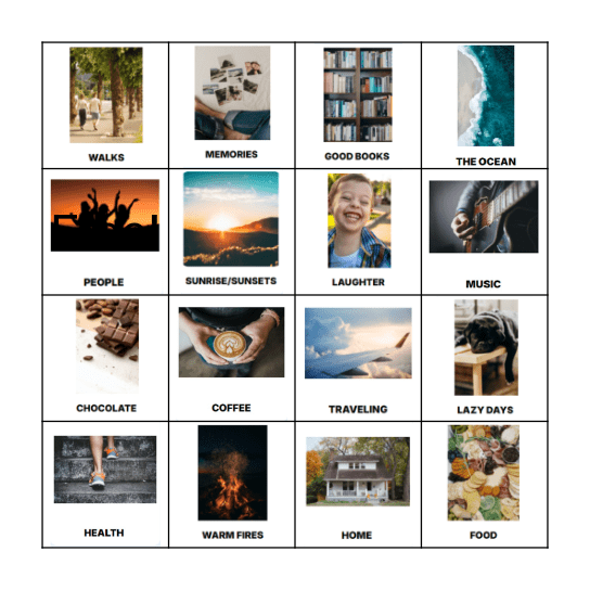 MENTAL HEALTH AWARENESS BINGO Card