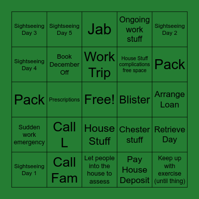 J Sept Bingo Card