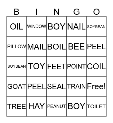 UNIT1-4 BINGO Card