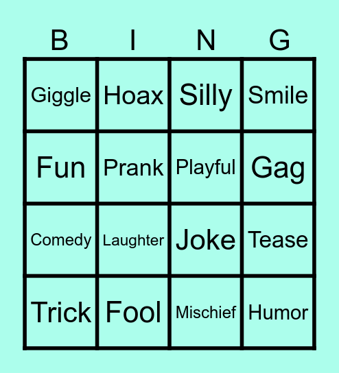 APRIL FOOL'S DAY Bingo Card