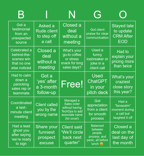 Q3 RepRoundUp 🕊🕊🕊 Bingo Card