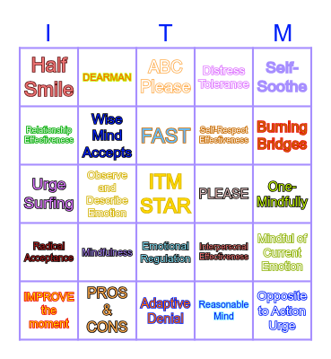 ITM BINGO Card