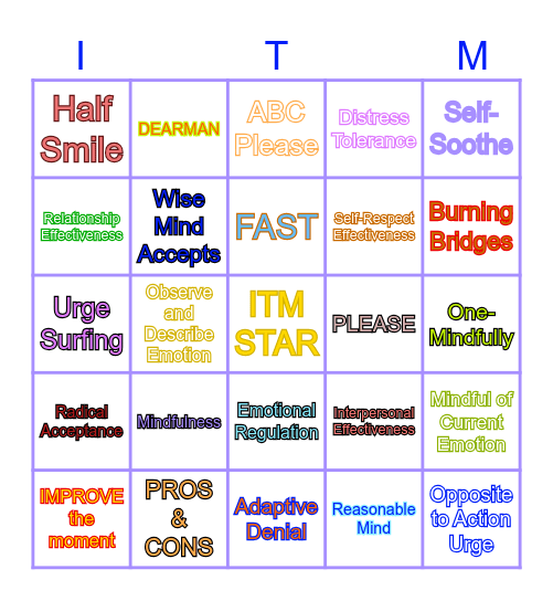 ITM BINGO Card