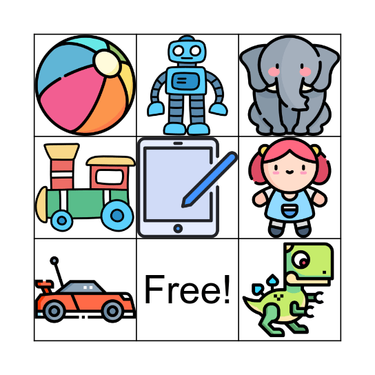 Toys Bingo! Bingo Card