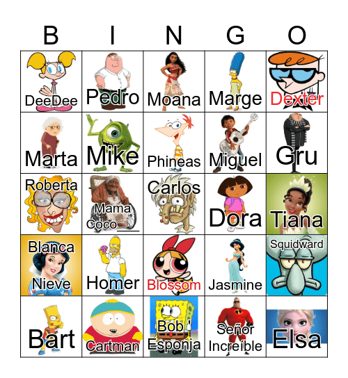 ¿Quién Soy? Bingo Card