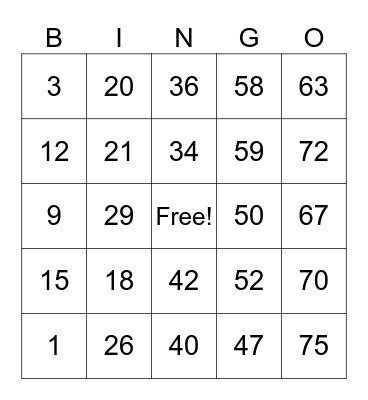Pharmacy Week 2025 Bingo Card