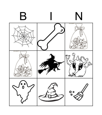 Halloween bingo ! Bingo Card