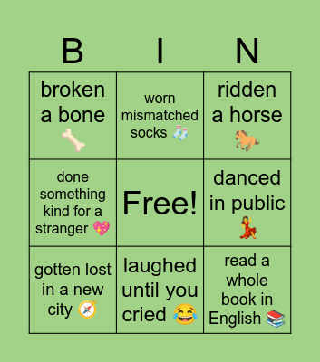 Digital Bingo Board Bingo Card