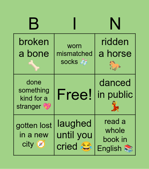 Digital Bingo Board Bingo Card
