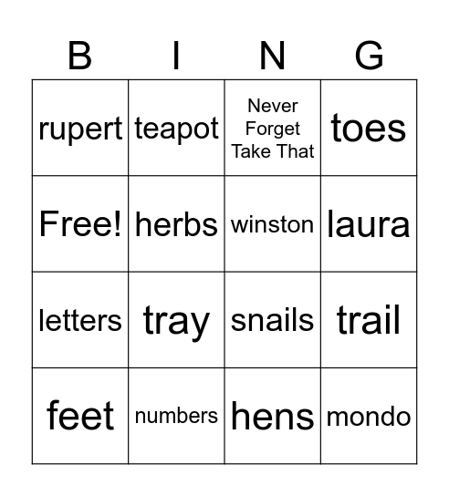 Music Bingo - Round One! Bingo Card