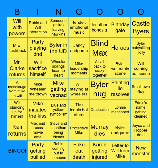 ST5 BINGO Card