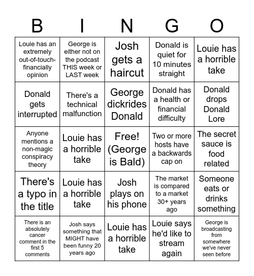 May the Zoo Be With You Bingo Card