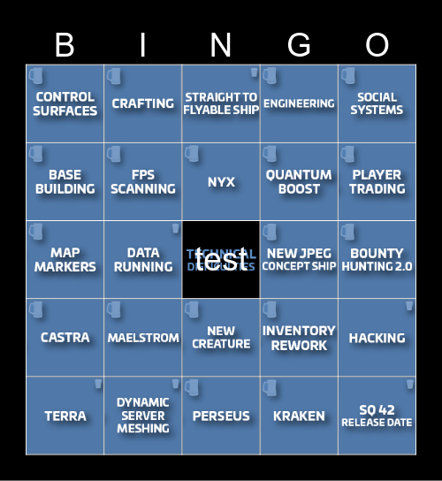 CITIZENCON 2955 Bingo Card