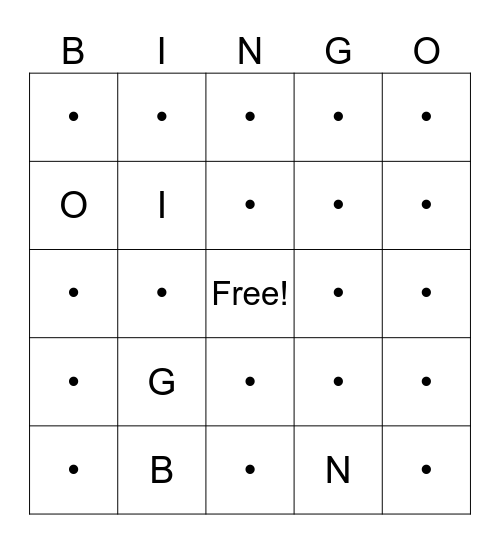 Ignite Youth Bingo!!! Bingo Card