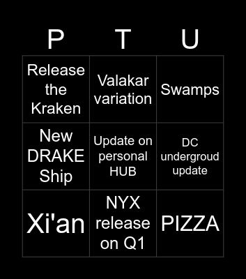 CitizenCon 2955 Bingo Card