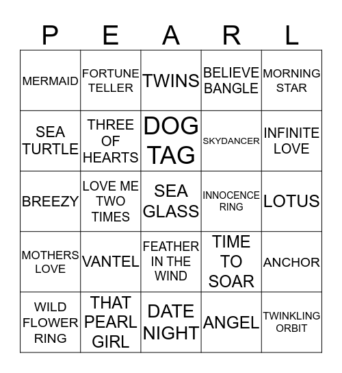 SAVANNAH'S BOARD Bingo Card