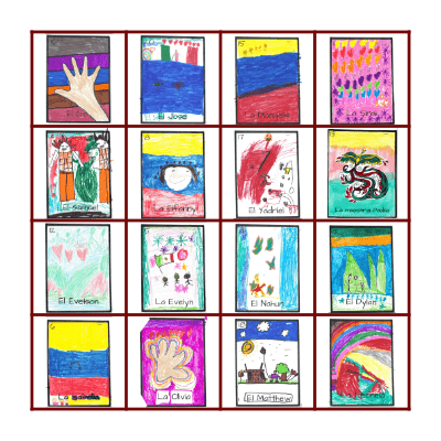 Loteria Primer Grado Bingo Card