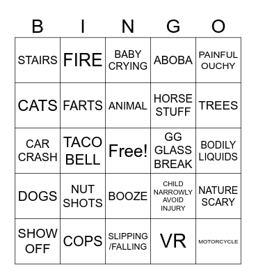 DAILY DOSE OF BINGO Card