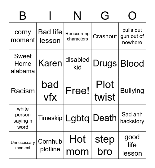 Tomorrows teachings board Bingo Card