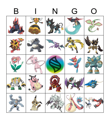 DLC megas Bingo Card