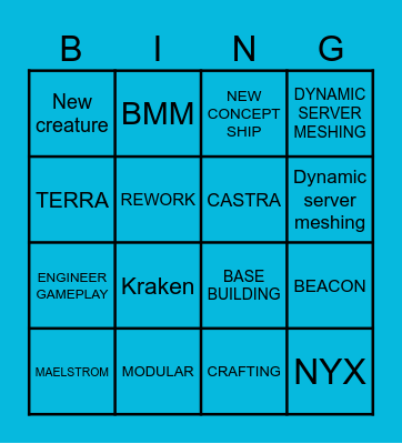 STAR BINGO Card