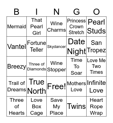 I GOT PEARLS :) Bingo Card