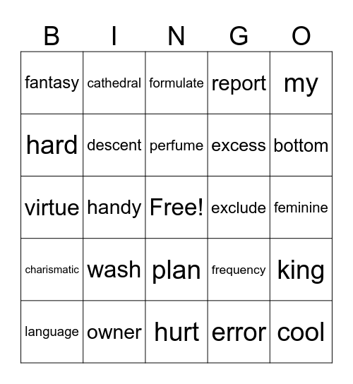 Lisa Day 2 Bingo Card