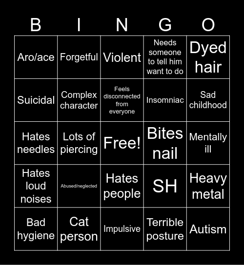 Alexs Bingo Card