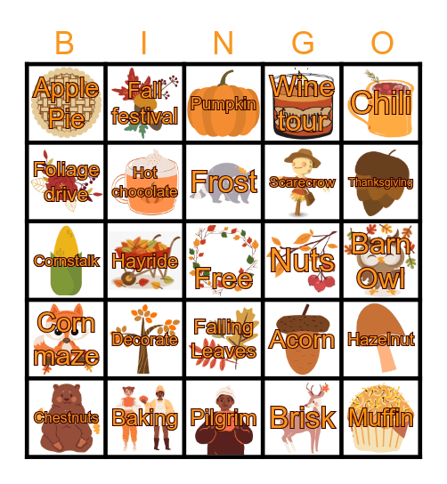 SQ&Q Bingo Card
