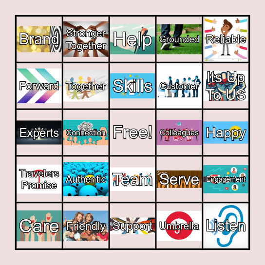 Customer Service Week Appreciation Bingo Card