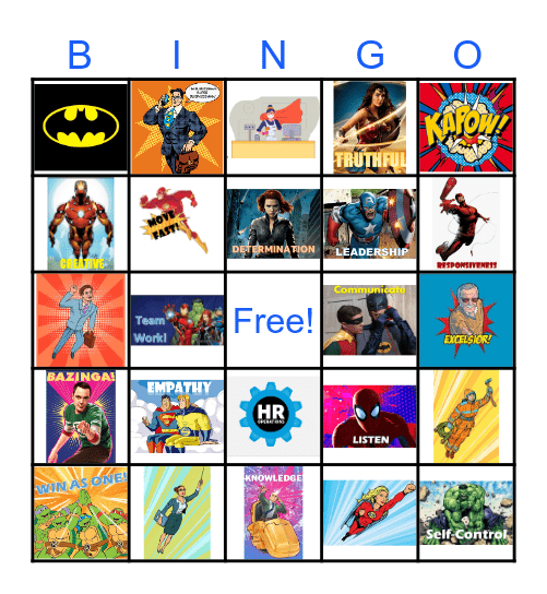 Top Secret Investigators Bingo Card