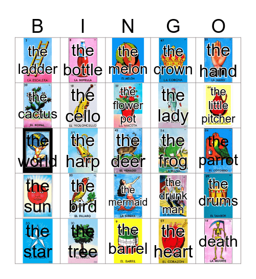 LGSA Lotería Bingo Card