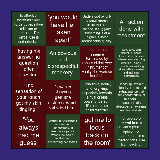 TSOMWABY Bingo Card