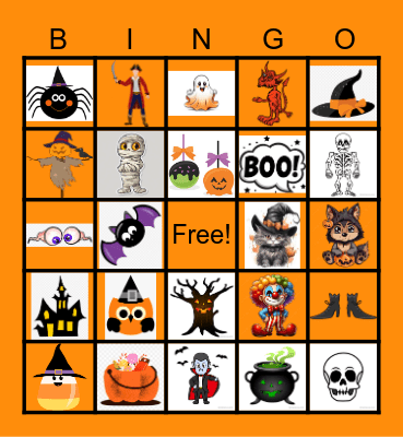 Halloween Bingo Card