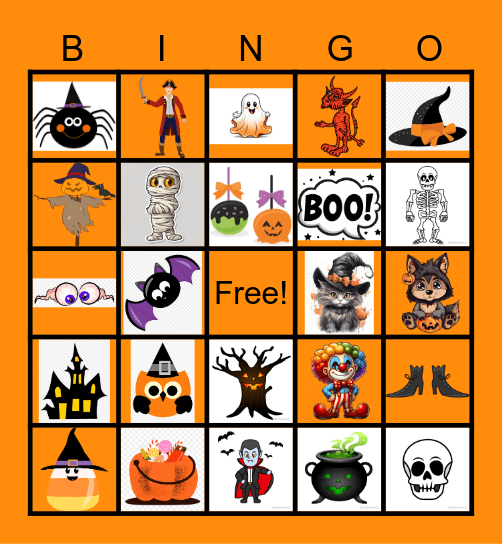 Halloween Bingo Card