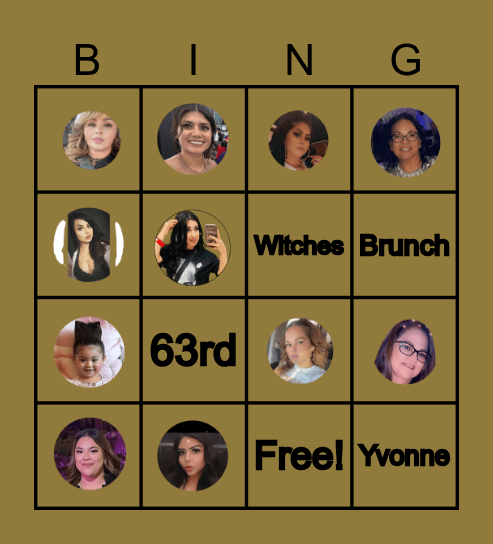 Lets Bingo Witches Bingo Card